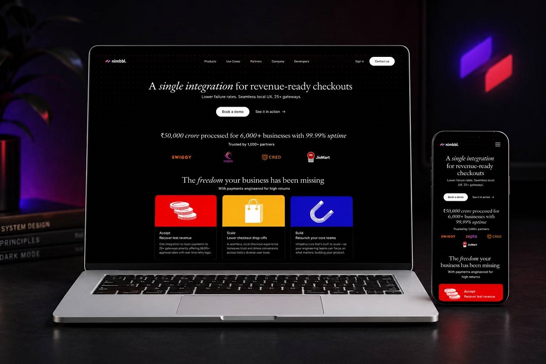 Nimbbl Webflow Website