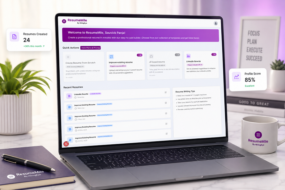 ResumeMile Web Dashboard